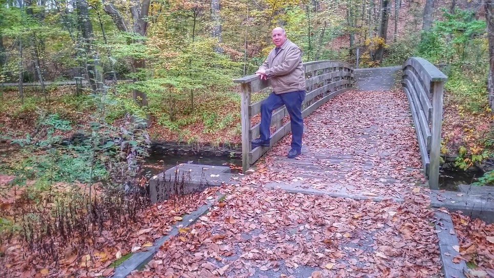 Blackstone River Bruce On Bridge